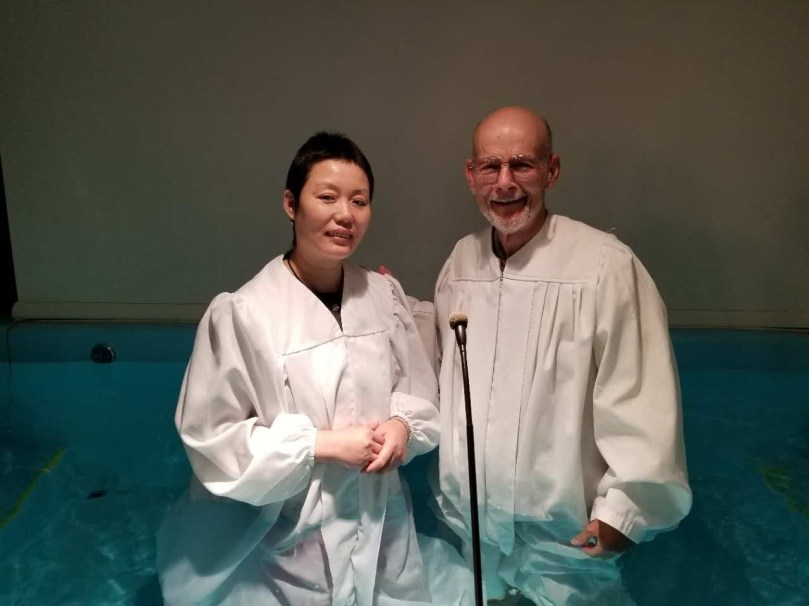 10月29日赵霞姐妹受浸